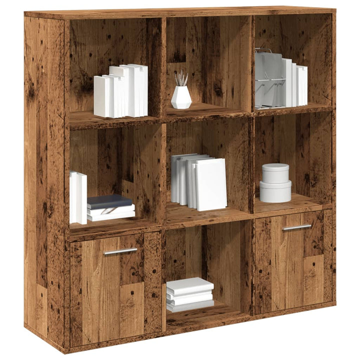 Bokhylla 98X30X98 Cm Konstruerat Trä