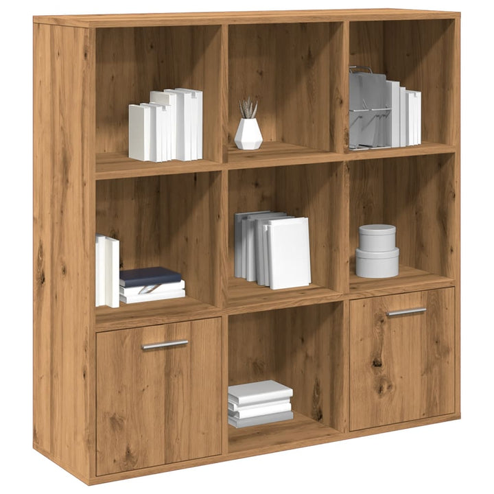 Bokhylla 98X30X98 Cm Konstruerat Trä