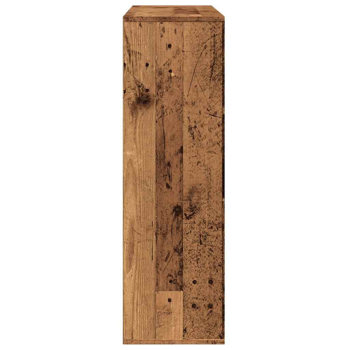 Bokhylla Åldrat Trä 98X29X97,5 Cm