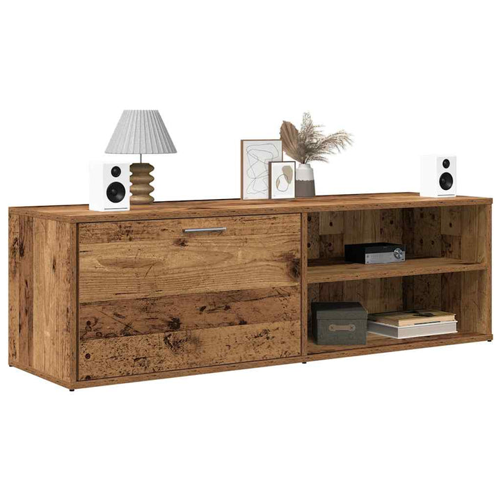 Tv-Bänk Ek 120X34X37 Cm Konstruerat Trä
