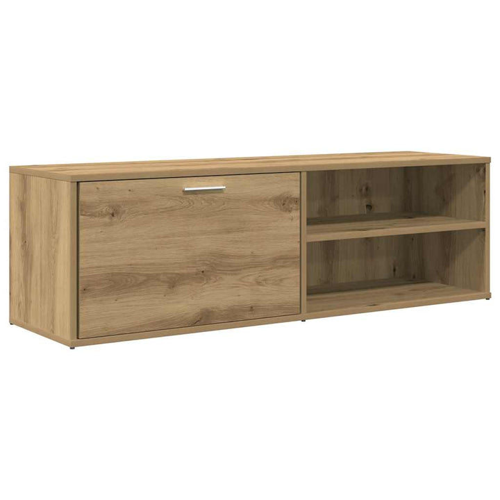 Tv-Bänk Ek 120X34X37 Cm Konstruerat Trä