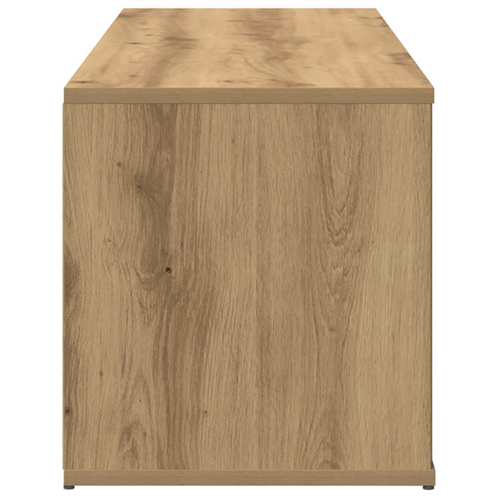 Tv-Bänk Ek 120X34X37 Cm Konstruerat Trä