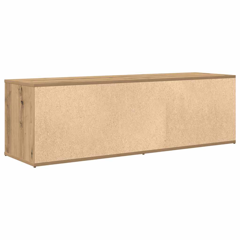 Tv-Bänk Ek 120X34X37 Cm Konstruerat Trä