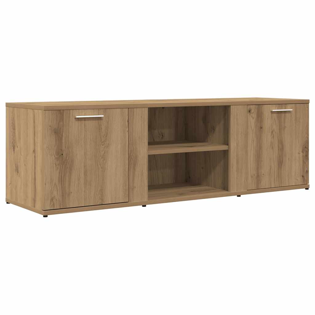 Tv-Bänk Ek 120X34X37 Cm Konstruerat Trä
