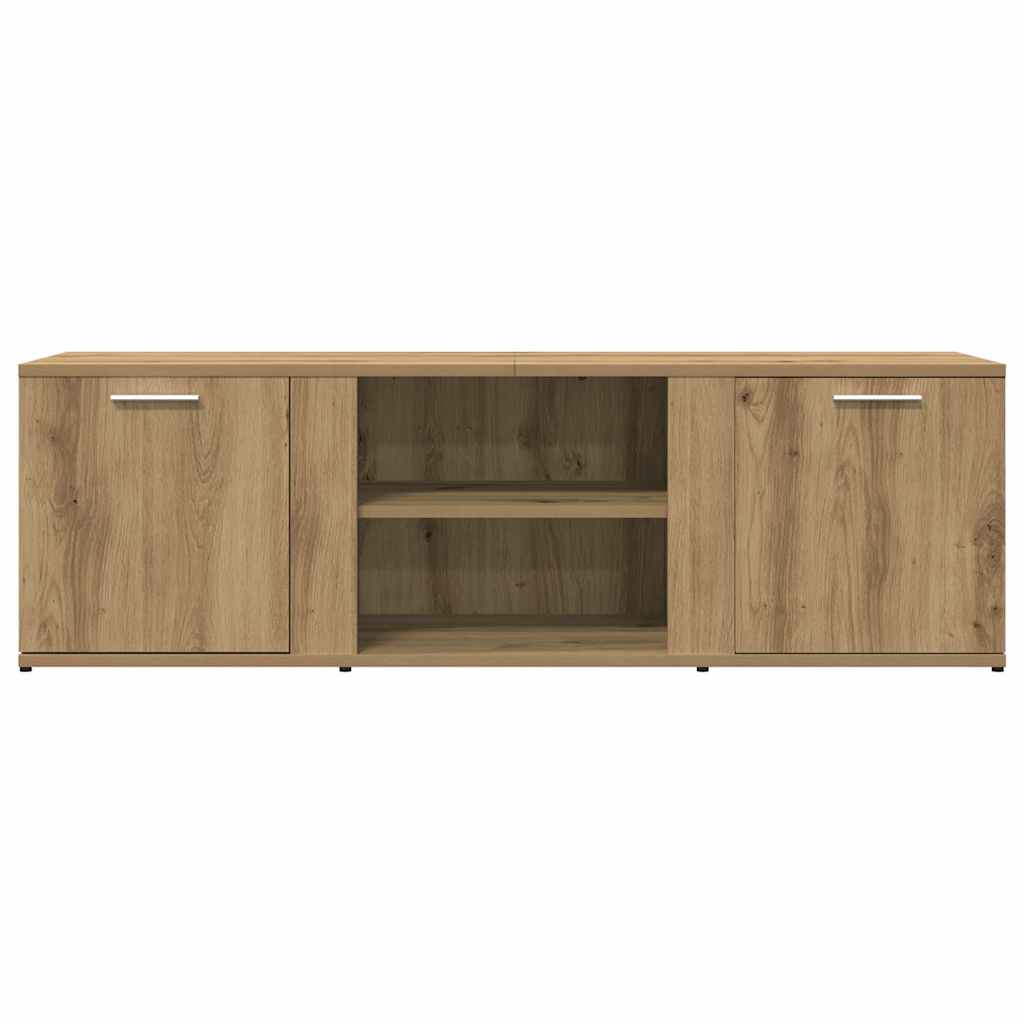 Tv-Bänk Ek 120X34X37 Cm Konstruerat Trä