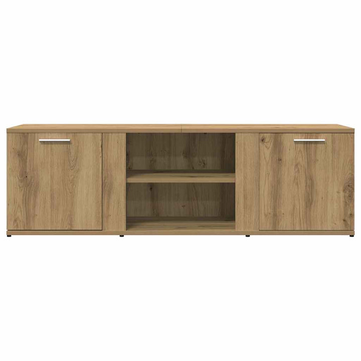 Tv-Bänk Ek 120X34X37 Cm Konstruerat Trä