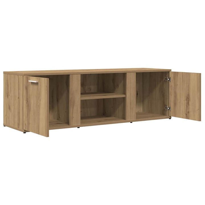 Tv-Bänk Ek 120X34X37 Cm Konstruerat Trä