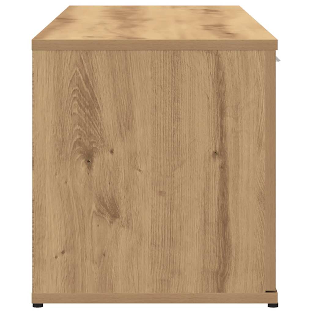 Tv-Bänk Ek 120X34X37 Cm Konstruerat Trä