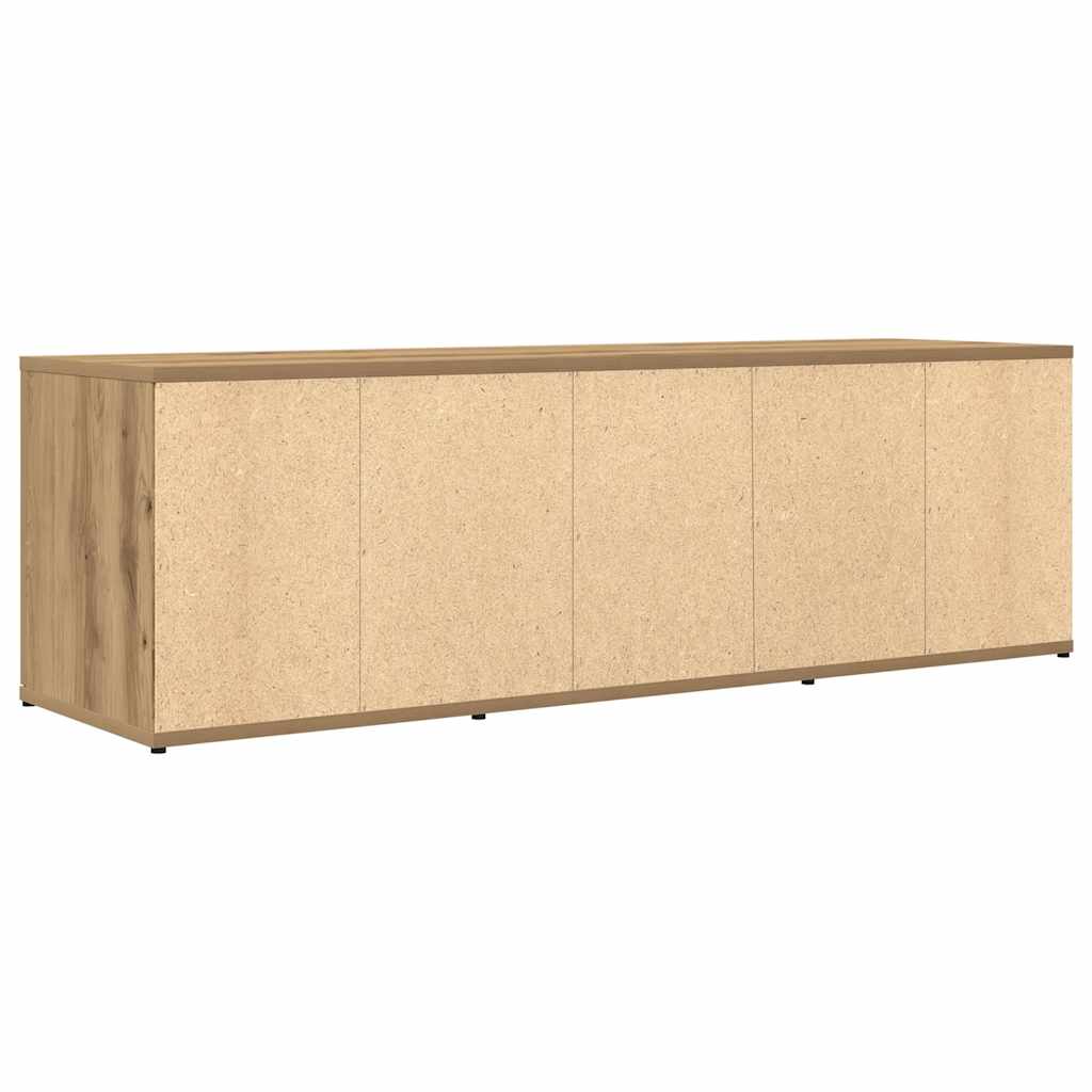 Tv-Bänk Ek 120X34X37 Cm Konstruerat Trä