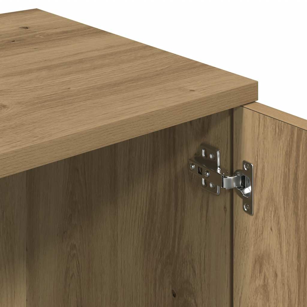 Tv-Bänk Ek 120X34X37 Cm Konstruerat Trä
