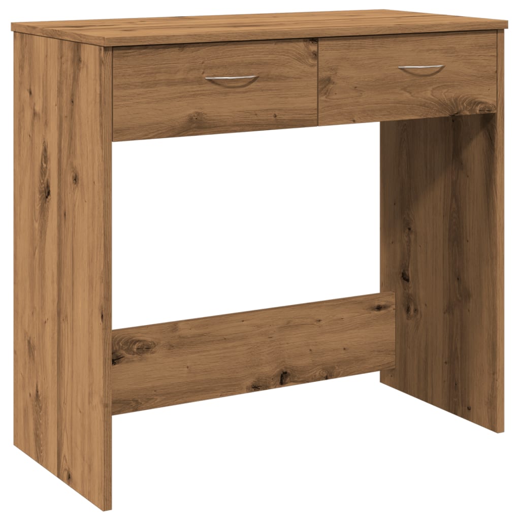 Skrivbord Ek 80X40X75 Cm Konstruerat Trä