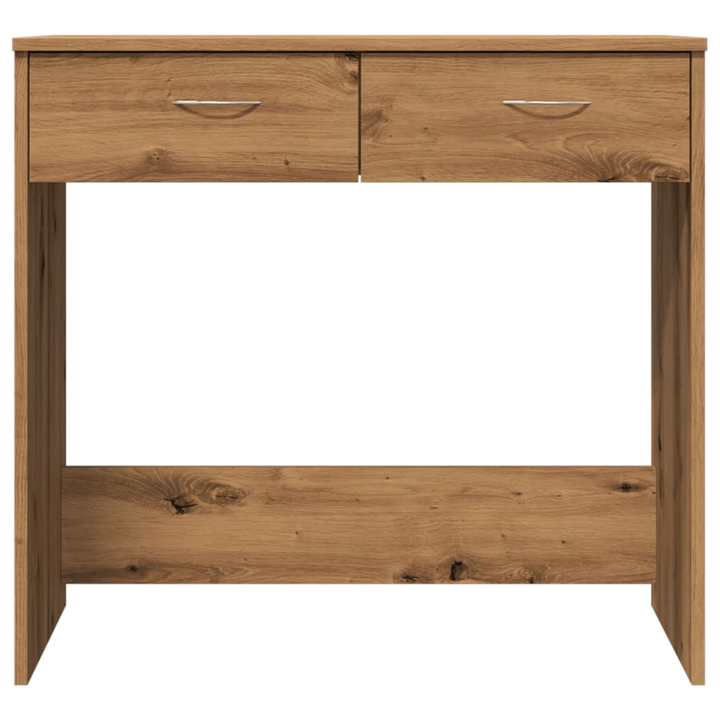 Skrivbord Ek 80X40X75 Cm Konstruerat Trä