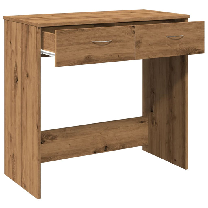 Skrivbord Ek 80X40X75 Cm Konstruerat Trä