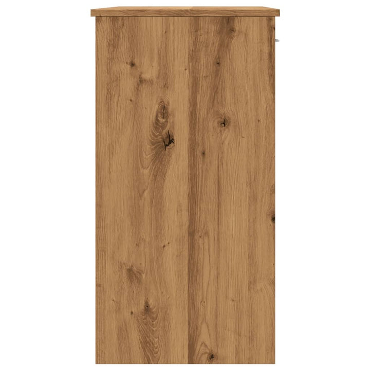 Skrivbord Ek 80X40X75 Cm Konstruerat Trä