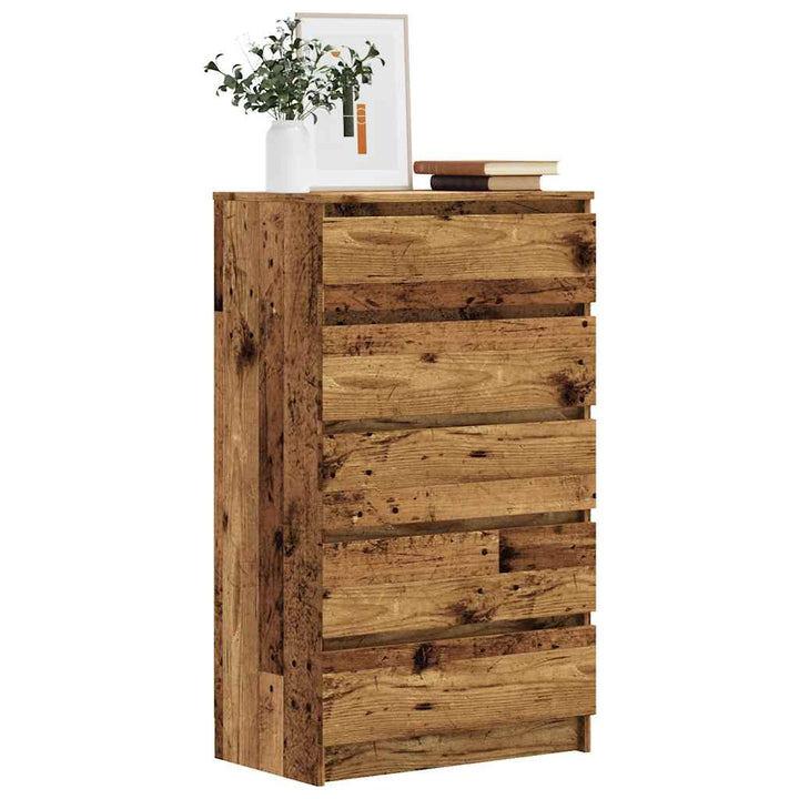 Byrå 60X36X103 Cm Konstruerat Trä