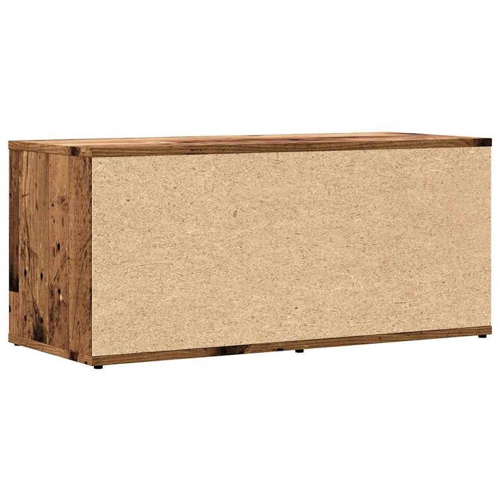 Tv-Bänk Åldrat Trä 80X34X35,5 Cm Konstruerat Trä