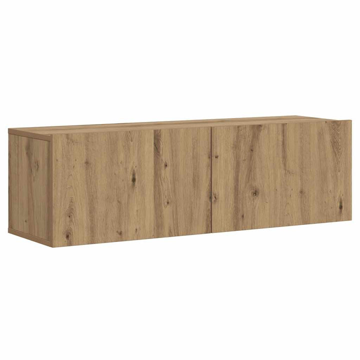 Väggmonterad Tv-Skåp Åldrat Trä 120X30X30 Cm Konstruerat Trä