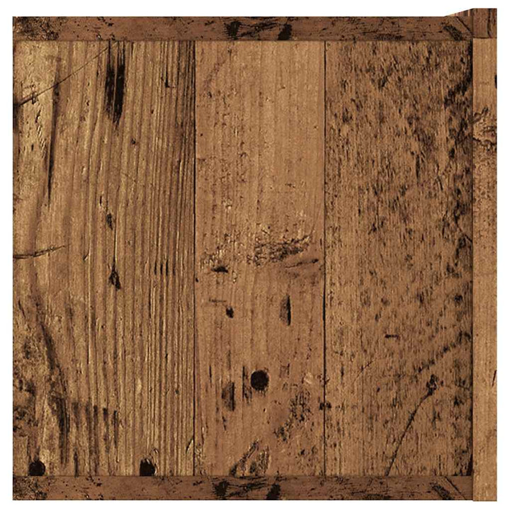 Väggmonterad Tv-Skåp Åldrat Trä 120X30X30 Cm Konstruerat Trä