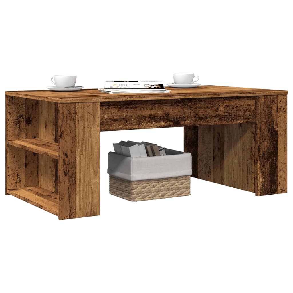 Soffbord Sonoma-Ek 102X55X42 Cm Konstruerat Trä