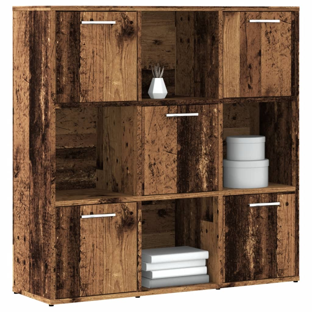 Bokhylla 90X28X90 Cm Konstruerat Trä