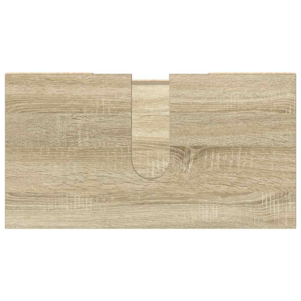 Badrumsskåp Sonoma-Ek 60X32X53,5 Cm Spånskiva