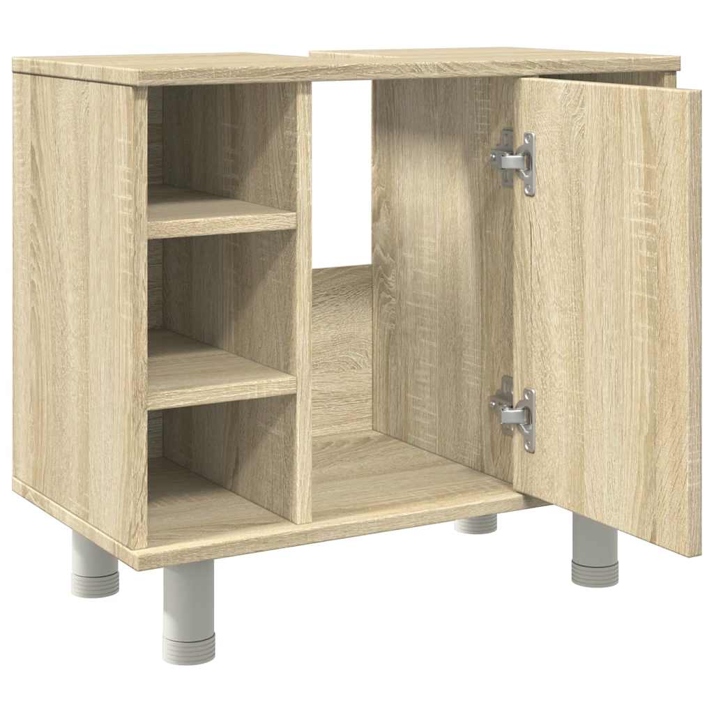 Badrumsskåp Sonoma-Ek 60X32X53,5 Cm Spånskiva
