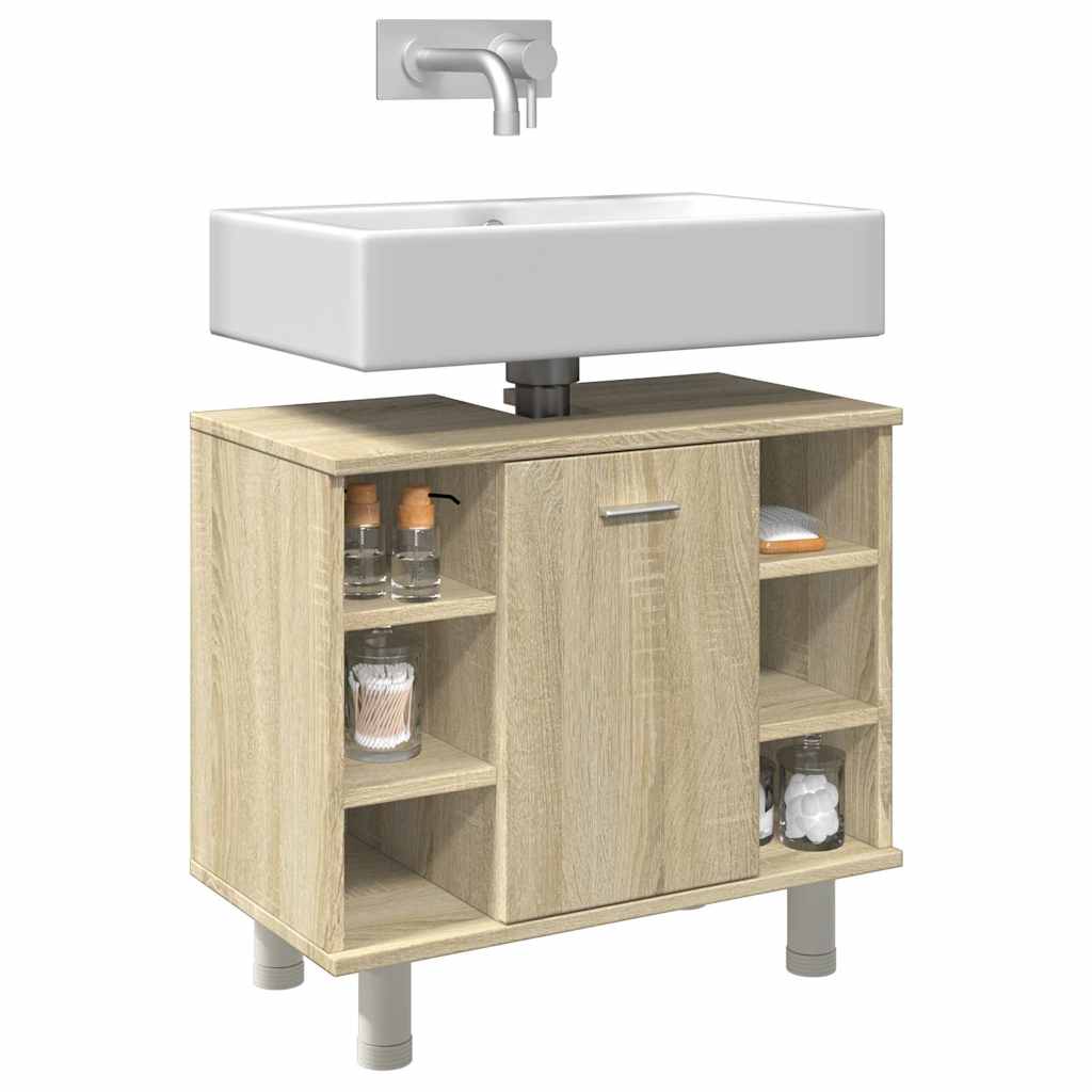 Badrumsskåp Sonoma-Ek 60X32X53,5 Cm Spånskiva