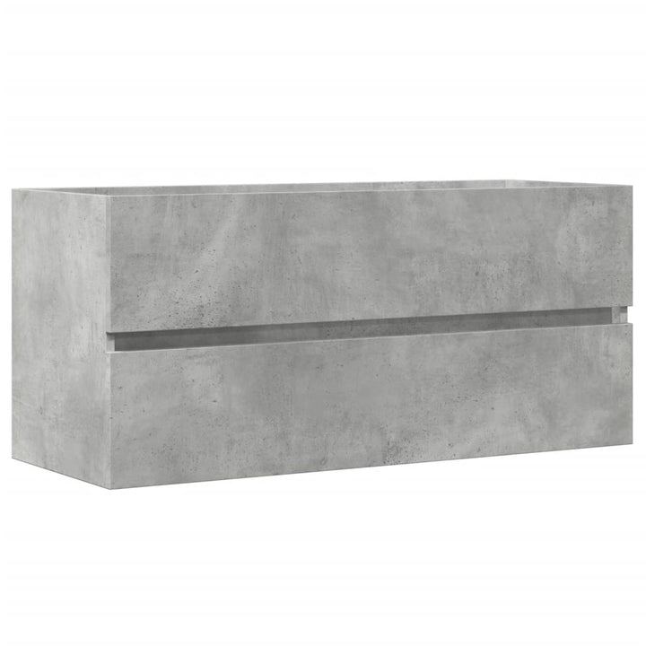 Tvättställsskåp Betonggrå 100X38,5X45 Cm Spånskiva