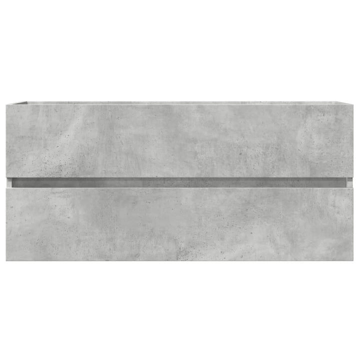 Tvättställsskåp Betonggrå 100X38,5X45 Cm Spånskiva