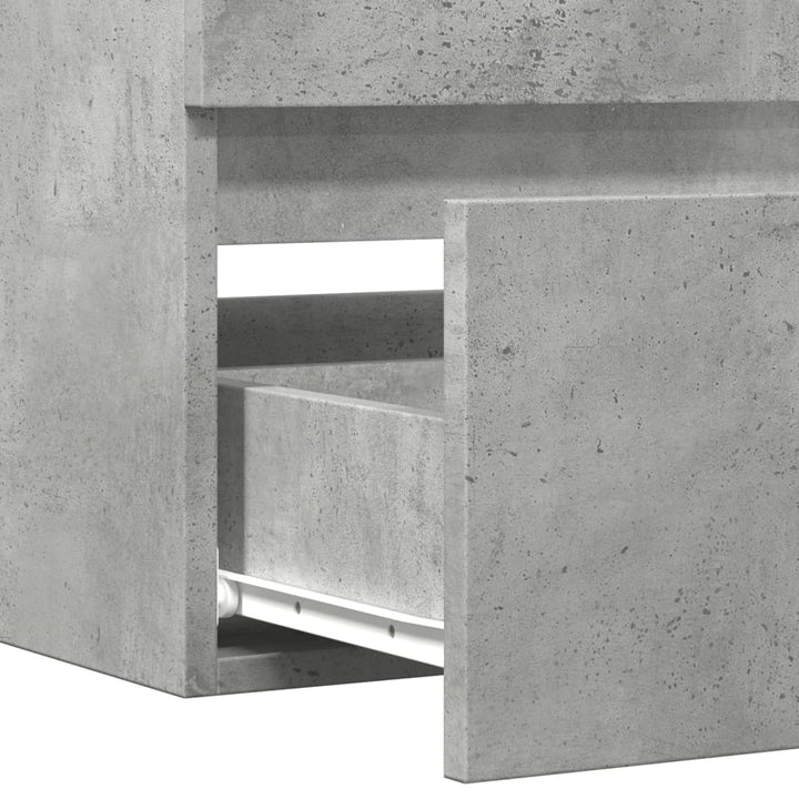 Tvättställsskåp Betonggrå 100X38,5X45 Cm Spånskiva