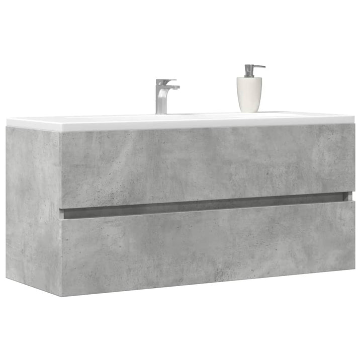 Tvättställsskåp Betonggrå 100X38,5X45 Cm Spånskiva