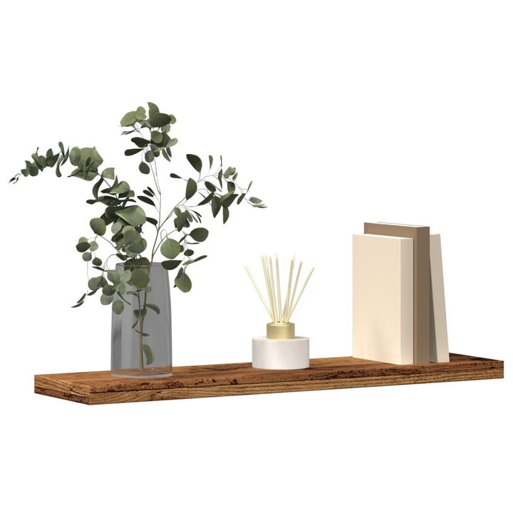 Vägghyllor 4 St 40X20X1,5 Cm Konstruerat Trä