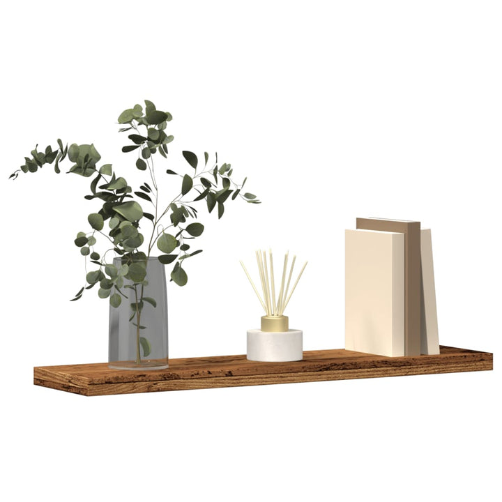 Vägghyllor 4 St 40X20X1,5 Cm Konstruerat Trä