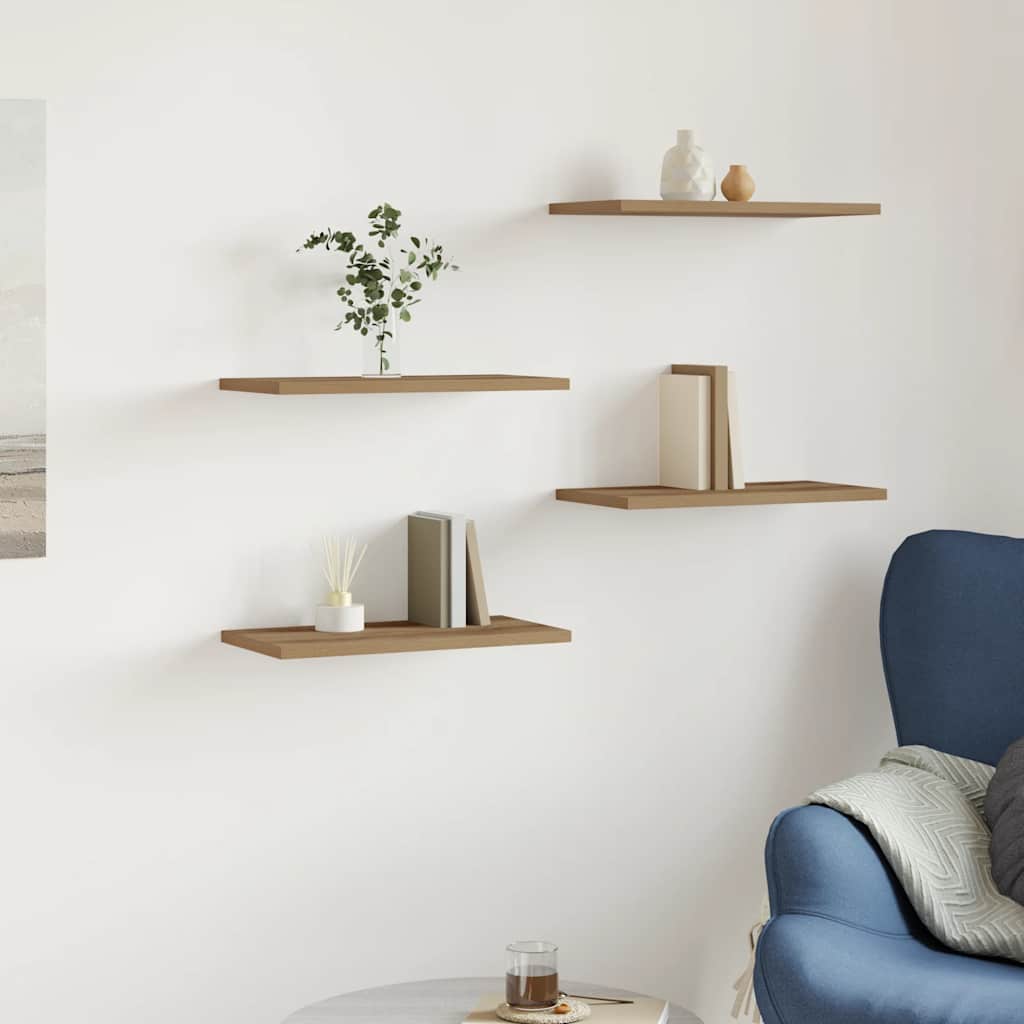 Hyllplan 8 St 80X10X1,5 Cm Konstruerat Trä