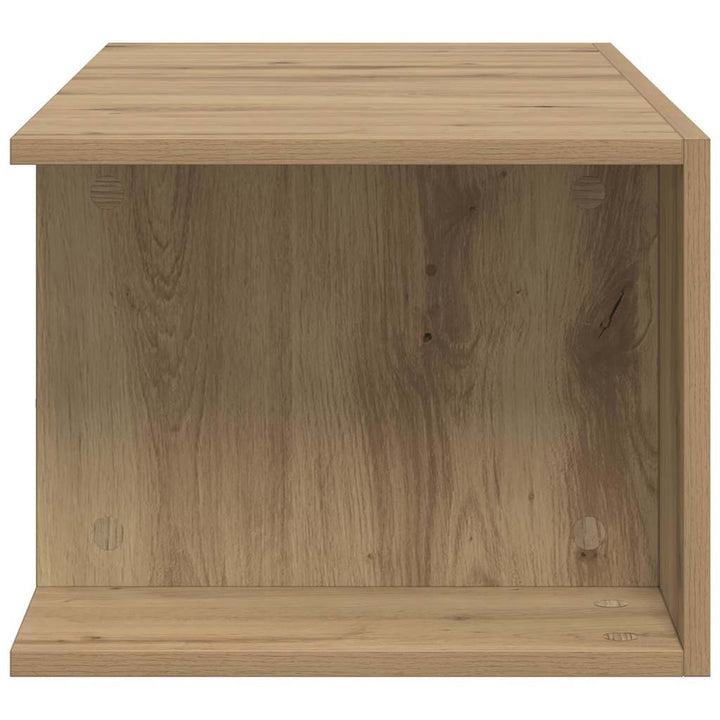 Tv-Bänk Med Led-Lampor 90X39X30 Cm Konstruerat Trä
