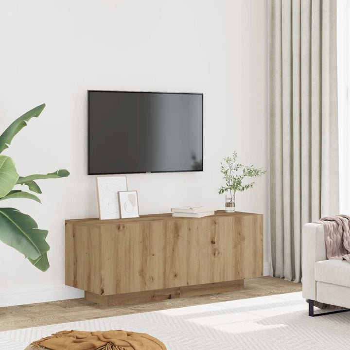 Tv-Bänk Vittrat Trä 100X35X40 Cm Konstruerat Trä