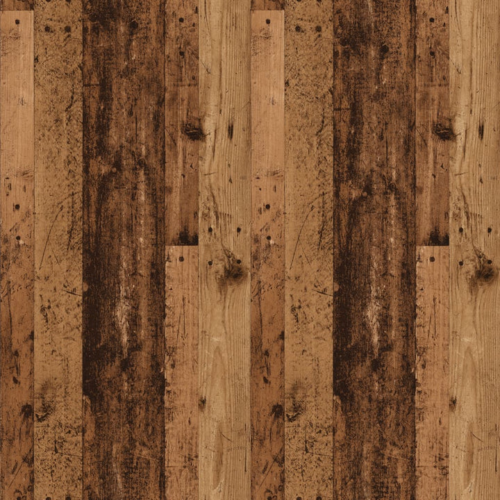 Skoförvaringsbänk Åldrat Trä 102X35X35 Cm Konstruerat Trä