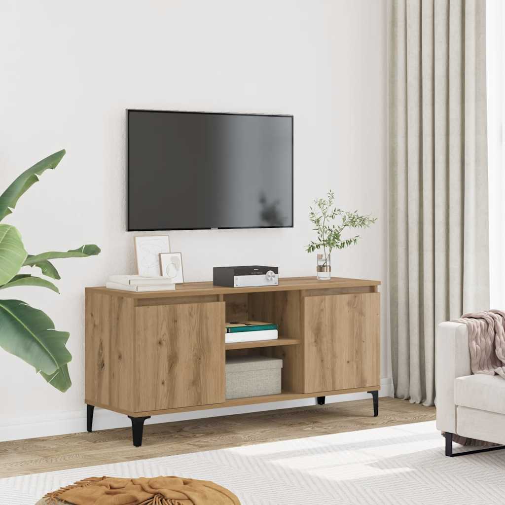 Tv-Bänk 102X35X50 Cm Konstruerat Trä