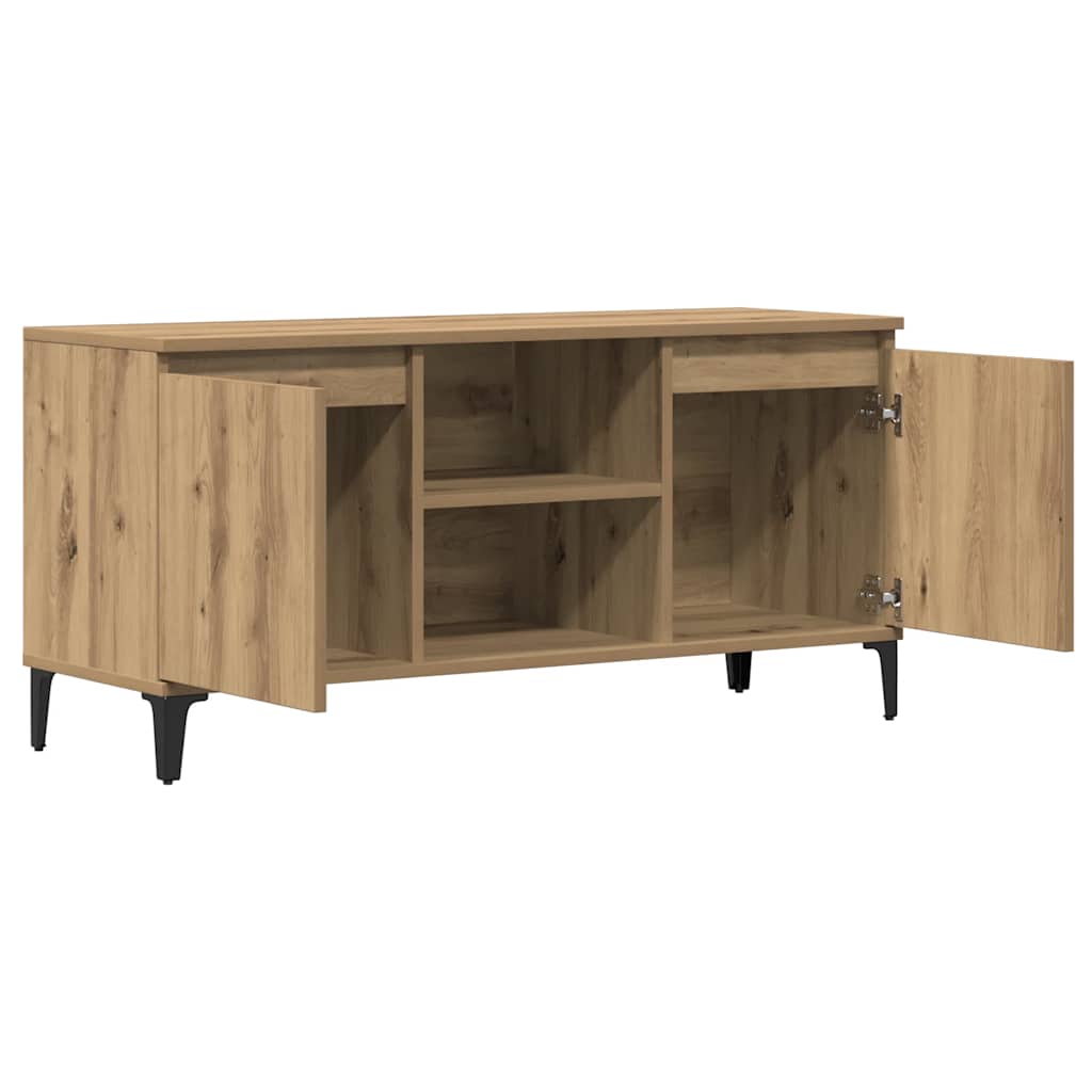 Tv-Bänk 102X35X50 Cm Konstruerat Trä