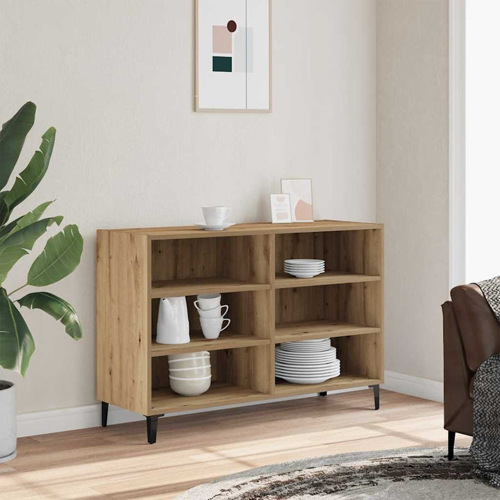 Skänk Åldrat Trä 103,5X35X70 Cm Konstruerat Trä