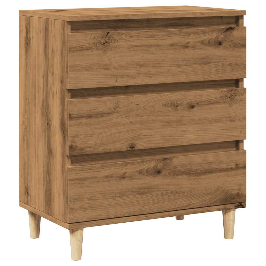 Byrå Ek 60X35X70 Cm Konstruerat Trä