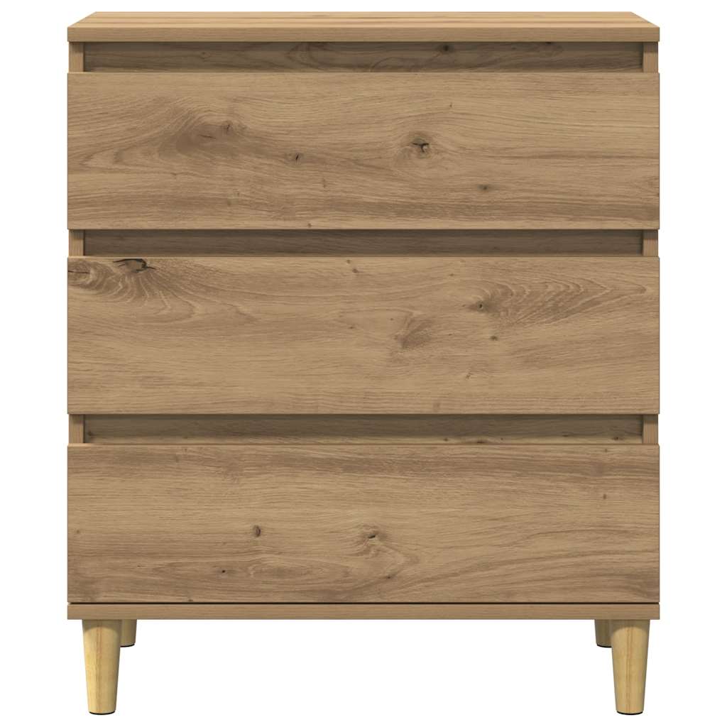 Byrå Ek 60X35X70 Cm Konstruerat Trä