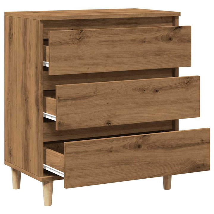 Byrå Ek 60X35X70 Cm Konstruerat Trä