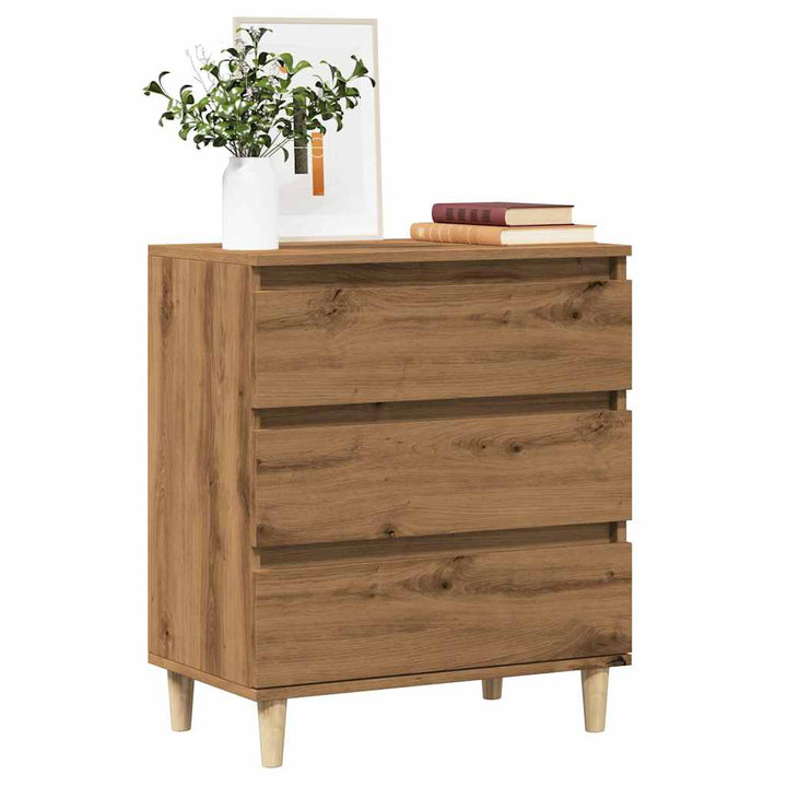 Byrå Ek 60X35X70 Cm Konstruerat Trä