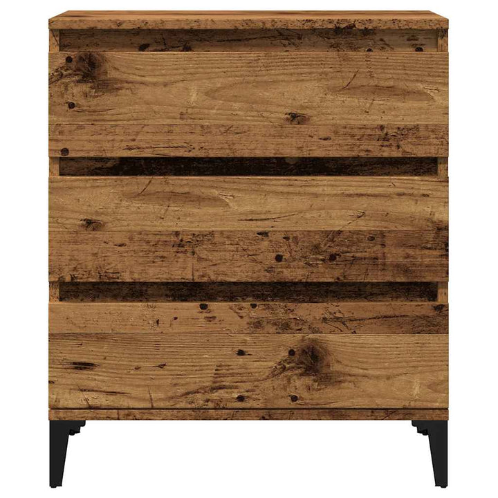 Byrå Åldrat Trä 60X35X70 Cm Konstruerat Trä