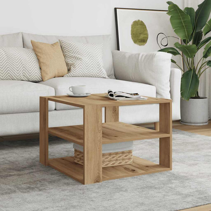 Soffbord 58X58X40 Cm Konstruerat Trä