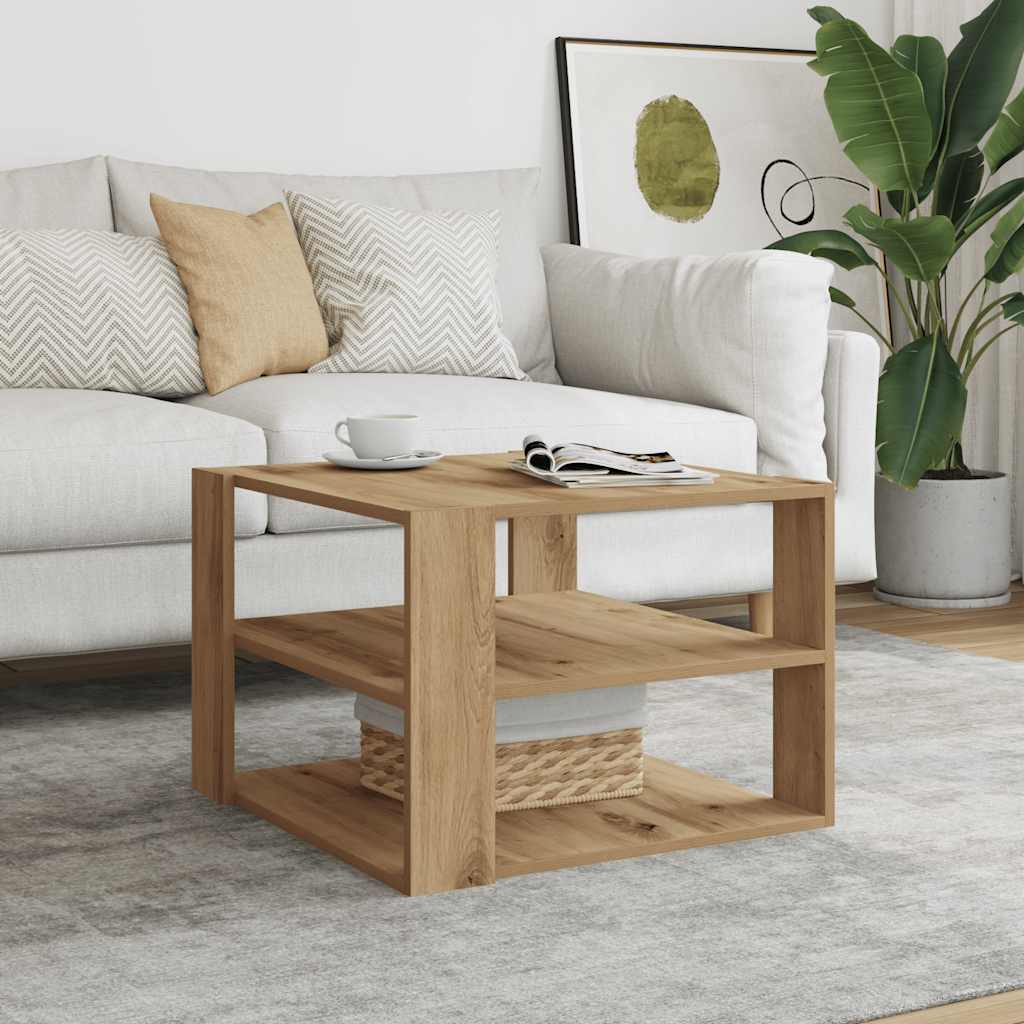 Soffbord 58X58X40 Cm Konstruerat Trä