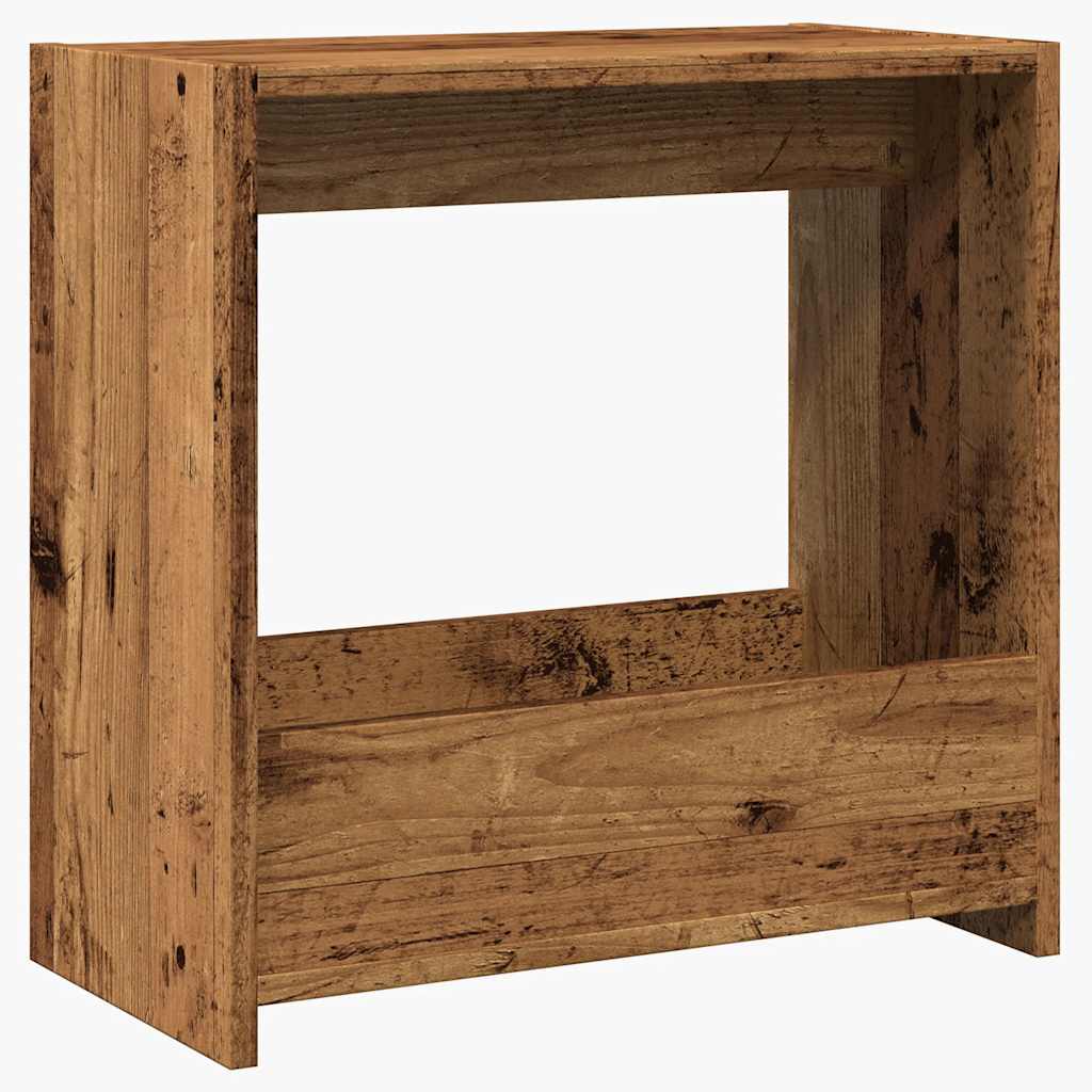 Sidobord Åldrat Trä 50X26X50 Cm Konstruerat Trä