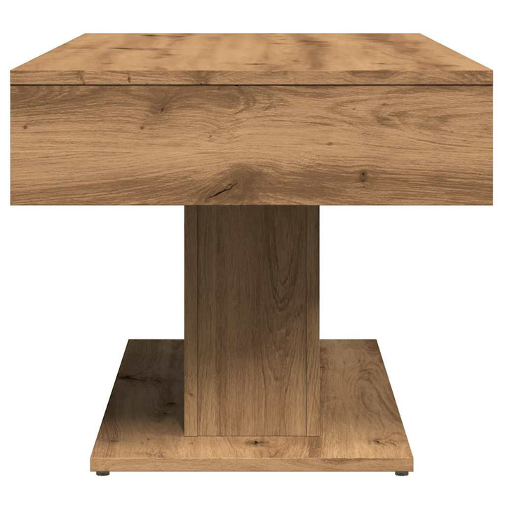 Soffbord Hantverksmässig Ek 96X50X45 Cm Konstruerat Trä
