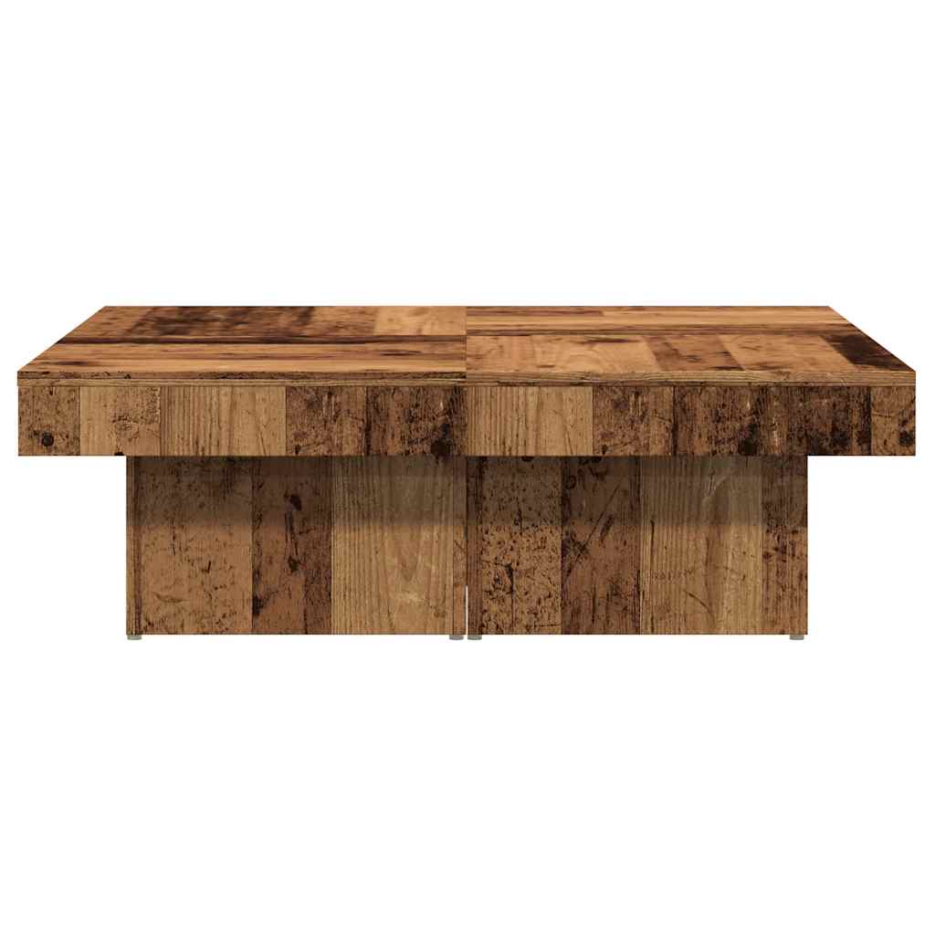 Soffbord Åldrat Trä 90X90X28 Cm Konstruerat Trä